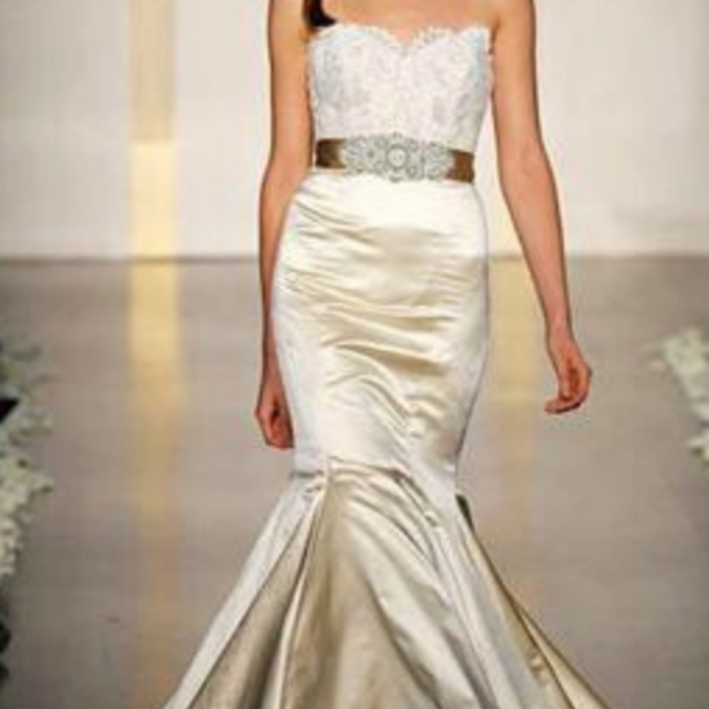 Designer Lazaro Wedding Gown (Unworn/Unaltered)